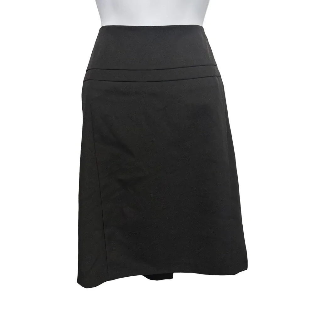 Womens Black Elastic Waist Pencil Skirt Plus Size 16W Business Workwear